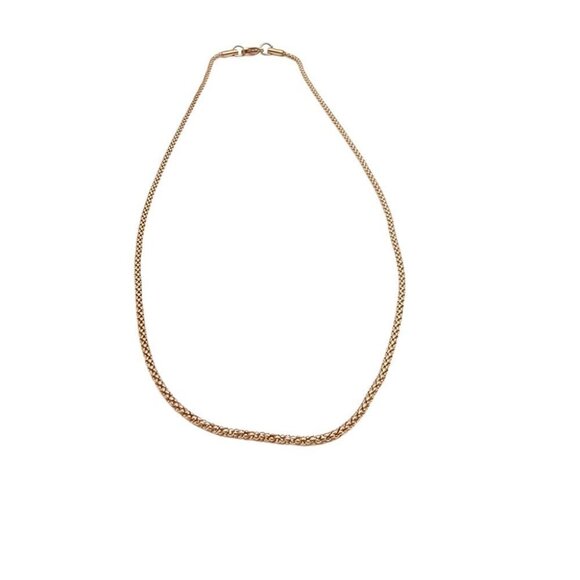 ROSE GOLD Stainless Steel Rope Chain Necklace 20" 22" 24" - Picture 4 of 13